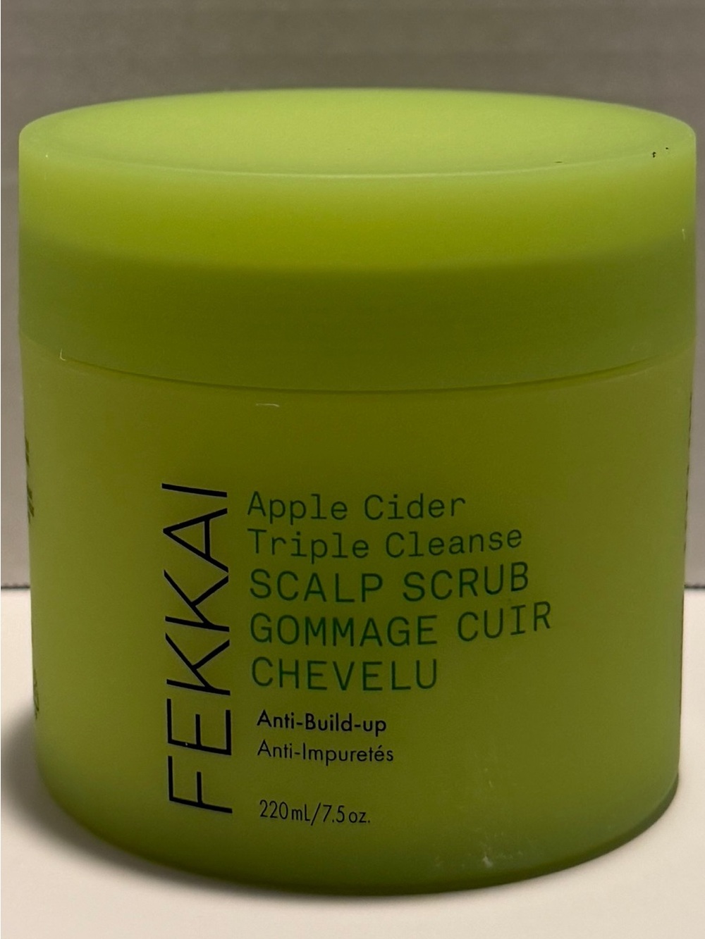 FEKKAI Apple Cider Triple Cleanse Scalp Scrub – Lime Green